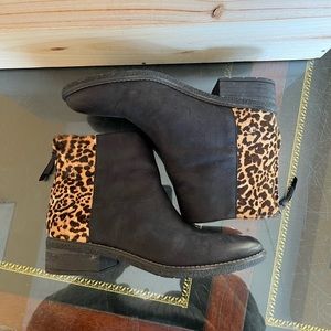 Sperry Leather and Fur Booties